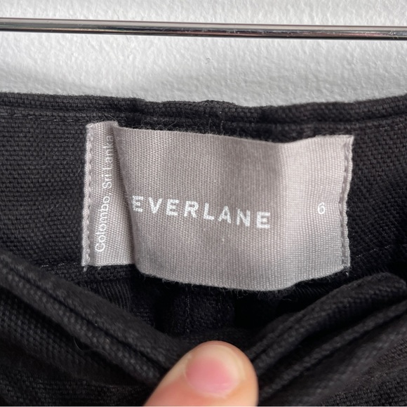 NWT Everlane Curved Canvas Pants Size 6 - Picture 6 of 8